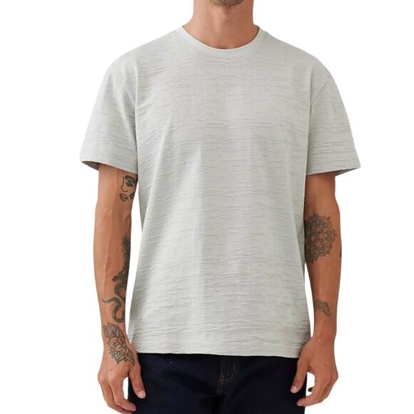 Rodd & Gunn Other - Rodd & Gunn Textured Cotton Slub T-Shirt Stone Gray Men's Medium Sports Fit Med